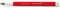 LEUCHTTURM1917 362455 Drehgriffel Nr. 1, Rot, Kugelschreiber mit königsblauer Tinte