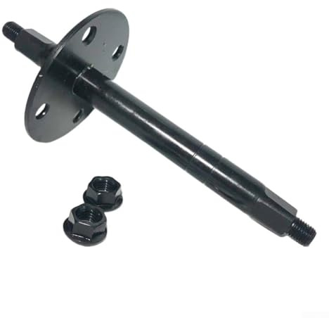 Zoegneer 1 pieza de bicicleta de ejercicio de eje de rueda media bicicleta de ejercicio eje de rueda media eje de pedal para bicicletas de ejercicio (17 mm x 180 mm)
