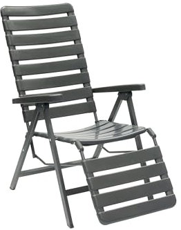MFG Relax-Deckchair Poel, anthrazit
