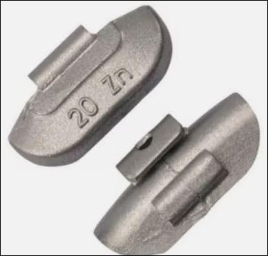 Falco Equipment 100 X Pesi-Contrappesi da 20 gr per Equilibratura Pneumatici Cerchi in Ferro