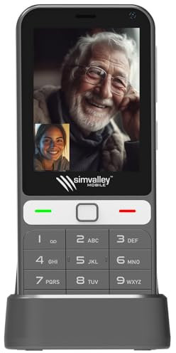 simvalley MOBILE Senioren Smartphone: 4G-Senioren-Handy, Touchdisplay, Whatsapp, SOS-Funktion, GPS, Android (Videotelefon, Seniorenhandy Notruf)