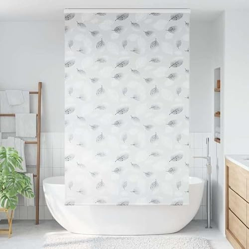 Store de douche avec cassette 130 x 240 cm, matériau PEVA, imperméable et durable, idéal pour la salle de bain, facile à nettoyer, élégant et fonctionnel