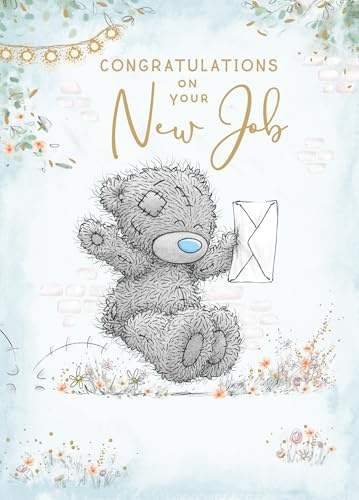 Me to You Tatty Teddy Carte de vœux pour votre nouvel emploi 12 x 17 cm Collection officielle