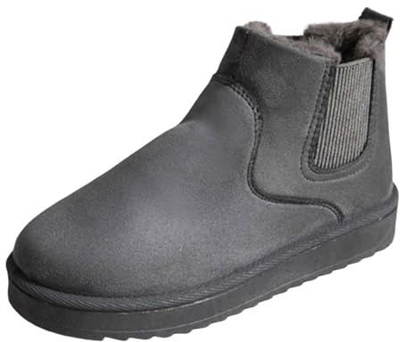 Botas De Mujer Descalzas para Tobillo Cálidas Forradas Puntera Ancha Senderismo Impermeables Ideal Otono Invierno