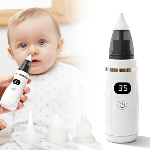 PORFOYO Aspiratore nasale elettrico bambino aspiratore nasale elettrico aspiratore nasale bambino aspiratore nasale aspiratore nasale aspiratore anti-reflusso pulitore nasale ricaricabile per neonati