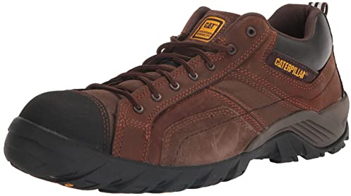 Cat Footwear Mens Argon Composite Toe Construction Shoe, Dark Brown, 10.5 US