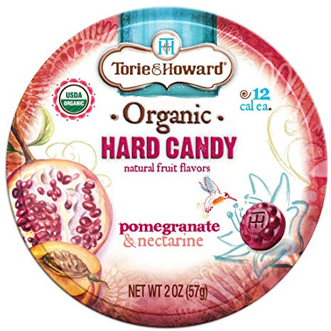 TORIE & HOWARD CANDY TIN PMGRNT & NECTRN 2OZ