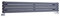 Milano Aruba Anthracite Horizontal Double Oval Panel Radiator - 236mm x 1600mm