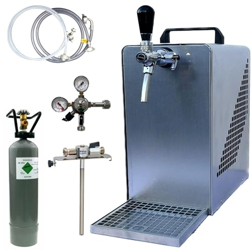 BieTal® Tireuse à bière avec refroidissement 30 l/h - Kit - Adaptateur 5 litres - 2 kg de CO2