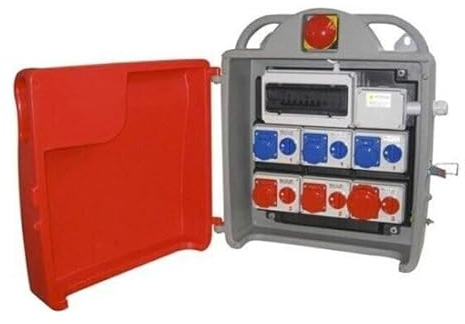 ROSI 3102E Quadro Distribuzione 63A 400V 35Kw | ACS Con 6 Prese Interbloccate