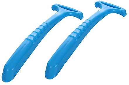 Beatifufu Outil de Pédicure 2pcs Poignée Ergonomique et Lame en Métal, Lime Exfoliante Légère pour Maison et Salon, Callosités et Peaux Mortes