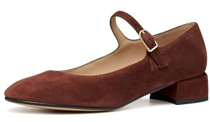 Geox D Floretia, Mary Jane Flat Mujer, Rojo, 39 EU