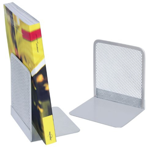 Wedo Office Lot de 2 Serre-livres Argent