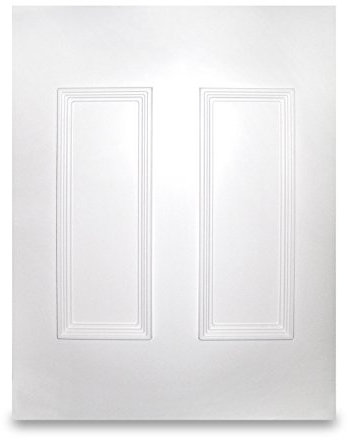 White UPVC Manor Half Door Panel MDF Reinforced Raised Moulded (w:700mm x 900mm) 28mm Thick