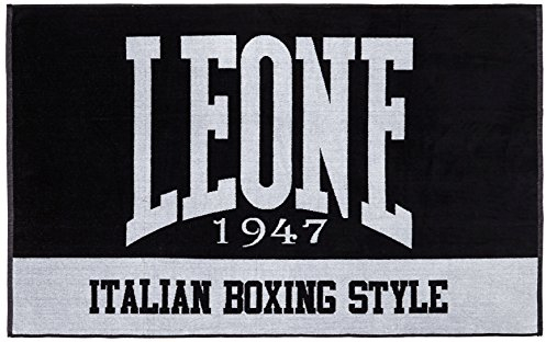 LEONE 1947, Toalla De Gimnasio, Unisex Adulto, Negro, Taglia Unica, AC916