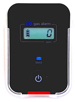 FORENSICS Détecteur de monoxyde de Carbone Co Voiture, véhicule, Avion | Corps en métal, Petite 2Oz