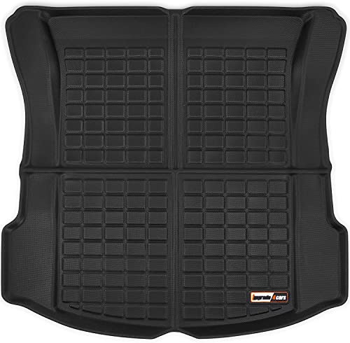Upgrade4cars Alfombrilla de Maletero Compatible con Tesla Model 3 | Alfombra Impermeable y Antideslizante | Bandeja de Maletero