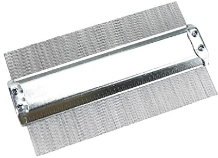 Bogjiru Strumento di misurazione per contorni in metallo ad alte prestazioni, per posa di tappeti, piastrelle, carpenteria, lavorazione del legno, metallo, contorno, calibro