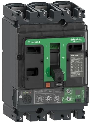 Disjoncteur à boîtier moulé ComPacT NSX160B avec - Disjoncteur 160A