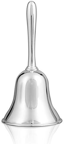 Exquisite silver plate Dinner Bell table decoration silver metal bell for The Porter Kitchen Restaurant Bar Classic Concierge Hotel