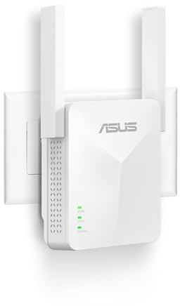 ASUS RP-AX50 - Amplificador de señal WiFi 6 (802.11ax) de Doble Banda AX1500, Compatible con Cualquier Router WiFi