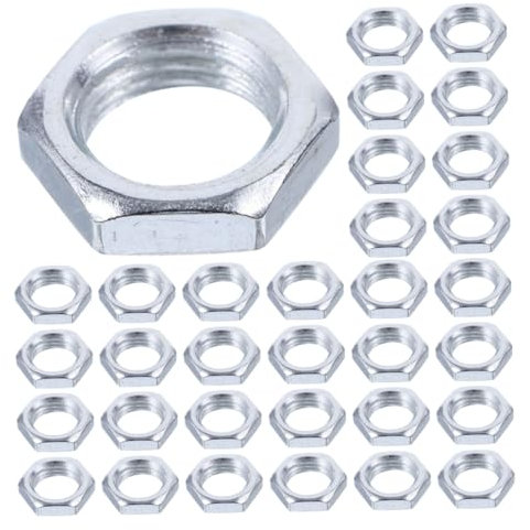 iplusmile 200piezas Tuerca De Lámpara Hexagonal De Contratuercas Para Fijación De Lámpara Para Reparación De Bricolaje
