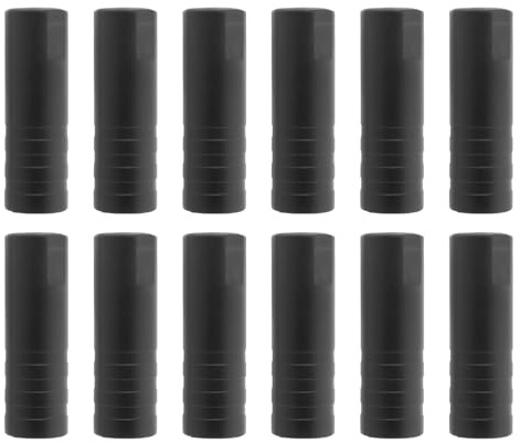 VGOL 50Pcs Bicycle Shift Cable End Caps Outer Cable Tube End Tip Cap Replacement Part 4mm Shift Cable End Caps Suitable for MTB Road Bike Shift, Black