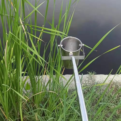 Sampler Vertical De Dipter De Swing, Dispositivo De Muestreo De Calidad De Agua, 500 Ml /1000 Ml De Acero Inoxidable Y Tazas De Muestra De Plá(Size:1.17m-4m/3.8ft-13ft,Color:Stainless Steel 1000ml)