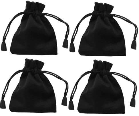 BESPORTBLE 4pezzi Sacchetto Per Dadi Coulisse Sacchetto Per Gioielli Coulisse Bomboniere Piccolo Per Dadi Articoli Vari Gioielli e Regali