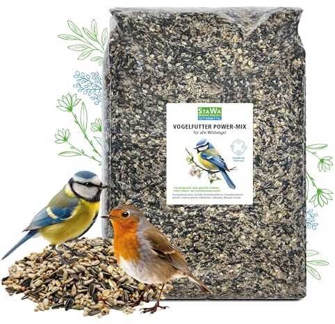StaWa Power-Mix Streufutter für Wildvögel, ohne Weizen, Vogelfutter, 10 kg