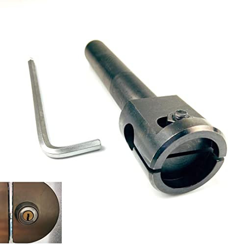 TPM Go Extracteur de Cylindre de Serrure AB Ovale Rond Kit de Crochetage de Serrure, Crocheteur Électronique Intelligent, Serrure de Chambre, Outil d'Ouverture de Serrure de Bureau (Rond)