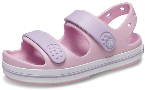Crocs Crocband Cruiser Sandal T, Sandali Unisex - Bambini e Ragazzi, Ballerina Lavender, 20/21 EU