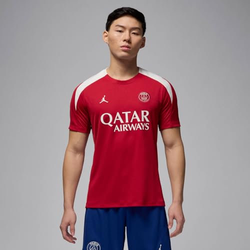 Paris Saint-Germain 2024/25 Fourth Jordan Dri-Fit Fußball-Trikot Mit Kurzen Ärmeln Für Herren, Wings Jrdn Red/Wings Jrdn Red/Phantom, HJ3389-660, XS