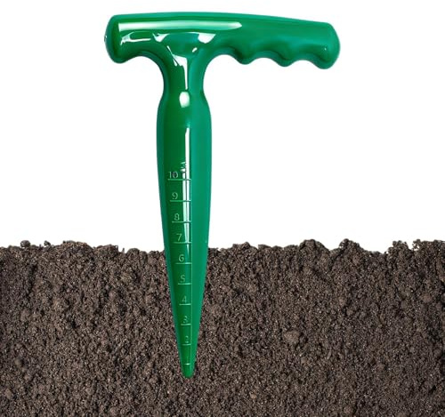 Dibbler ergonomico strumento da giardinaggio, strumento di semina manuale, foro per piante con scavatore per una facile semina, design con impugnatura comoda, con accessorio per trapianto da giardino