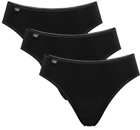 Sloggi Femme 24/7 Cotton Tac3 Culotte, Noir (Black 04), 42 EU