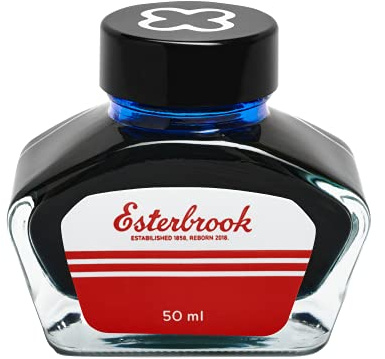Esterbrook Tinte für Füllfederhalter in der Farbe Shimmer Aqua, im Glas, Größe: 50 ml, EINK-SHIMMERAQUA