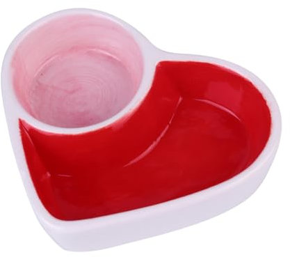 Parliky Keramik Futternapf Für Kleintiere Design Leicht Zu Reinigen Cartoon-Form Für Hamster Mäuse Vögel Und Andere Haustiere