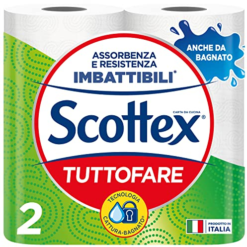 Küche – Küche Papier GIANT, eine Seite Zarte, eine Seite für die hartnäckigsten Schmutz, 2 Rollen