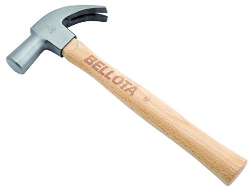 Bellota 8002-20 - Martillo de carpintero tipo inglés, mango de madera de haya boca, 30 mm