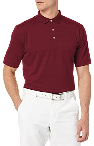 Callaway Men's Short Sleeve Opti-Dri Performance Golf Polo Shirt, Stretch, Moisture-Wicking (Available in Big & Tall), Zinfandel, X-Large