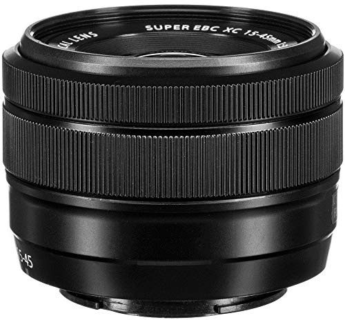 Fujifilm Fujinon XC15-45mmf3.5-5.6 OIS PZ Black, Obiettivo Zoom Motorizzato 15-45mm, F/3.5-5.6, Stabilizzatore Ottico OIS, Attacco X Mount, Nero