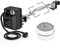 Onlyfire Stainless Steel Rotisserie Kit with Heavy Duty Rotisery Motor & Accessories - Fits Large XLarge BGE | Kamado Joe Classic | Pit Boss | Louisiana | Primo & Other Ceramic Grill