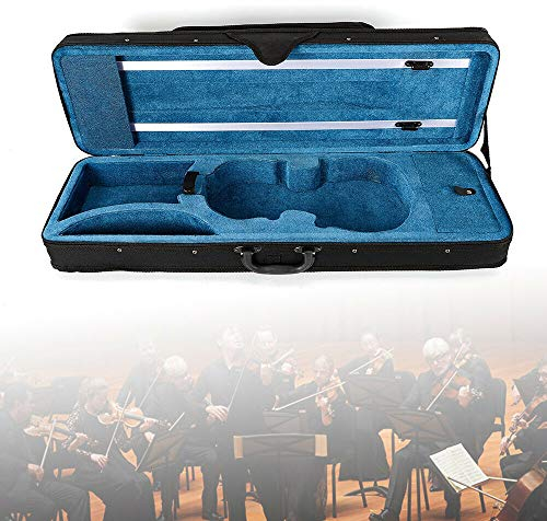 WSIKGHU Violinenkoffer 4/4, Geigenkoffer mit 2 verstellbaren Schultergurten, 80x30x15cm, Violine Rucksack Aufbewahrungsbox für Violine