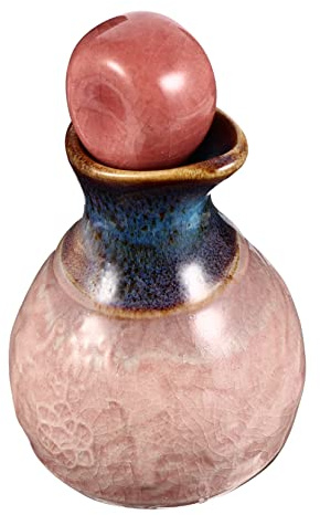 FRCOLOR Ceramic Essential Oil Perfume Bottle Compact Subpackaging Bottle for Perfume Use in Home Aromatherapy