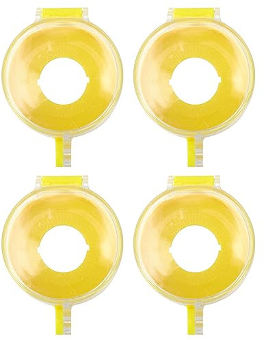 Cabilock 4 Stück Abschließbarer Schutz Lichtschalter Notfall Knopfschalterschutz Not-aus-abdeckung Notknopfschutz Abdeckung Für Druckschalter Knopfabdeckung Stk Baby Hülse Die Glühbirne