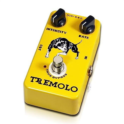 pedal de modulación de guitarra Pedal De Efecto De Guitarra Tremolo True Bypass Design Tremolo De Amplificadores De Tubo Clásicos Partes De Guitarra