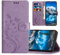 JZASES Coque pour Samsung Galaxy S7 Edge, Housse en Cuir PU avec Fonction de Support, Etui à Rabat Portefeuille Coque Compatible avec Samsung S7 Edge, Violet
