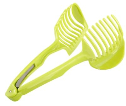 BZKSER Cortador de Frutas - 1 Pieza Better Smart Soporte para Cortar Frutas y Verduras Universal Tomates Cebollas Gadget fácil de Usar Idea de Regalo Asar a la Parrilla Rebanadas de Verduras Cortar