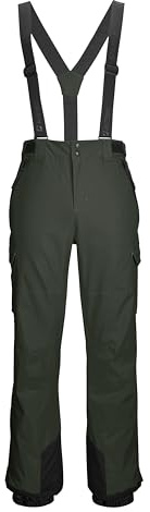 Killtec Ksw 83 MN Ski Pnts - Pantalones de esquí con Tirantes Desmontables, protección de Bordes, protección contra la Nieve y ventilación en Las piernas Hombre