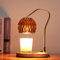 KJIXYUNG Candle Warmer Lamp with Timer & Dimmer - Electric Wax Melter for Scented Candles, Vintage Home Decor Gift with 2 Bulbs (Brown) - Ultimate Christmas, Mother's Day, Birthday & Housewarming Gift